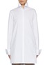 Main View - Click To Enlarge - MM6 MAISON MARGIELA - High Collar Long Sleeve Shirt