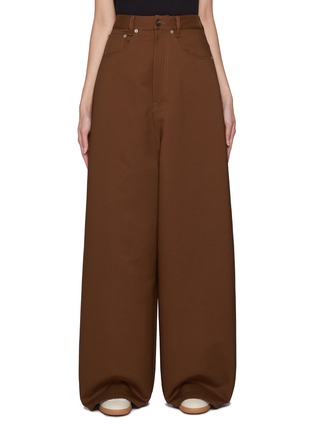 Main View - Click To Enlarge - MM6 MAISON MARGIELA - Oversized Wide Leg Pants