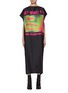 Main View - Click To Enlarge - MM6 MAISON MARGIELA - Printed Sleeveless Silk Maxi Dress