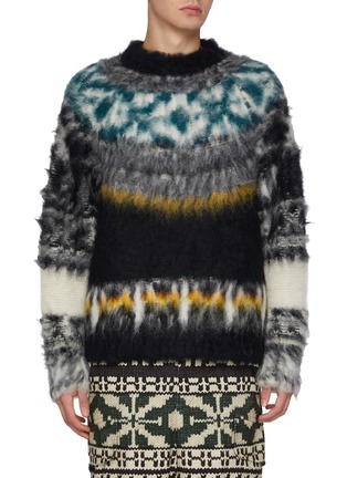 Main View - Click To Enlarge - SACAI - Fair Isle Knit Sweater