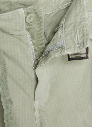  - SACAI - Dyed Effect Belted Cotton Straight Leg Cargo Pants