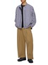 Figure View - Click To Enlarge - SACAI - Waist Strap Cotton Poplin Overshirt