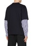 Back View - Click To Enlarge - SACAI - Double Sleeve Pocket T-Shirt