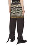 Back View - Click To Enlarge - SACAI - Fair Isle Ankle Strap Trousers