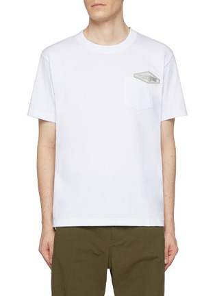 Main View - Click To Enlarge - SACAI - X Mark Gonzales Patch Pocket T-Shirt