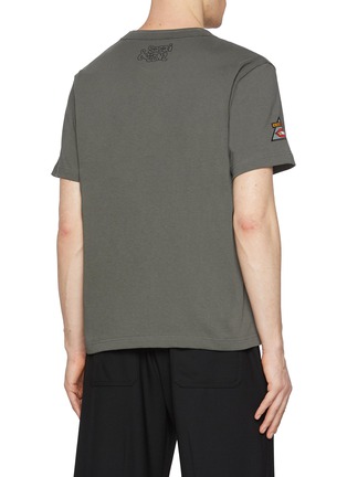 Back View - Click To Enlarge - SACAI - X Mark Gonzales Patch Pocket T-Shirt