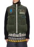 Main View - Click To Enlarge - SACAI - x Mark Gonzales Multi Patch Padded Vest