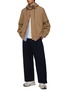 Figure View - Click To Enlarge - SACAI - Double Sleeve Wool Blend Windbreaker