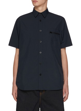 Main View - Click To Enlarge - SACAI - Zipper Pocket Shirt