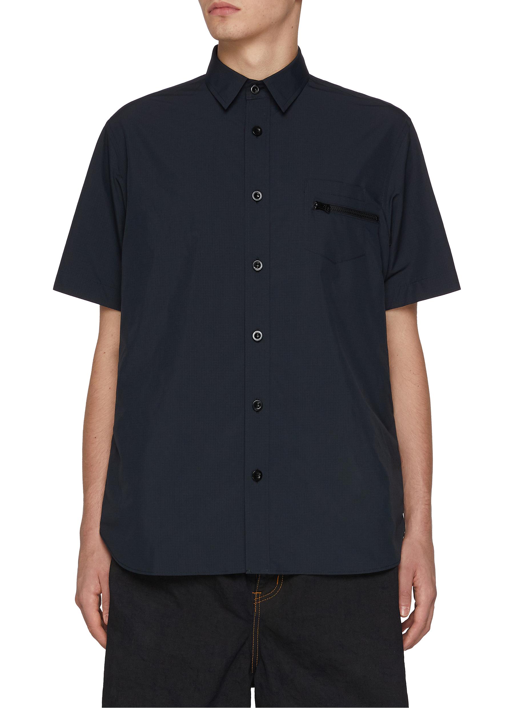 SACAI Zipper Pocket Shirt Men Lane Crawford