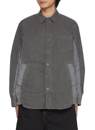 Main View - Click To Enlarge - SACAI - Underarm Insert Front Pocket Shirt