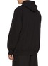 Back View - Click To Enlarge - SACAI - x SPIEWAK Patchwork Flap Pocket Zip Up Hoodie