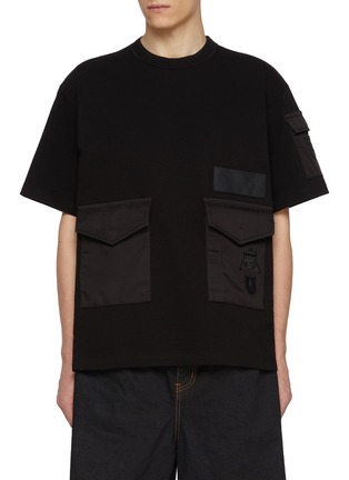 Main View - Click To Enlarge - SACAI - x Spiewak Multi Pocket T-shirt