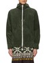 Main View - Click To Enlarge - SACAI - Zip Up Cotton Corduroy Hoodie