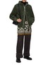 Figure View - Click To Enlarge - SACAI - Zip Up Cotton Corduroy Hoodie