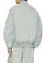 Back View - Click To Enlarge - SACAI - Dyed Effect Slit Sides Bomber Jacket