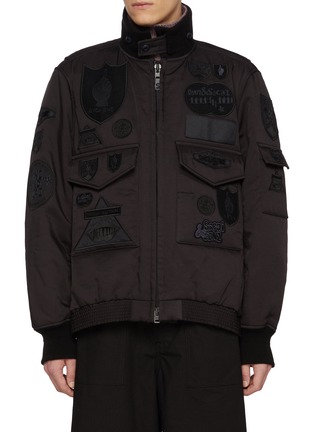 Main View - Click To Enlarge - SACAI - x Spiewak Multi Patch Bomber Jacket