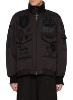 すぐ発送☆【sacai】x SPIEWAK Gonz Multi Patch Cotton Hoodie sacai sacai x SPIEWAK Gonz Multi Patch Cotton Jersey Hoodie