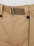  - SACAI - Belted Ankle Strap Trousers