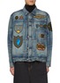 Main View - Click To Enlarge - SACAI - X Mark Gonzales Patchwork Denim Jacket