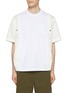 Main View - Click To Enlarge - SACAI - Twill Side Insert Pocket T-Shirt