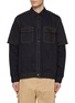 Main View - Click To Enlarge - SACAI - Double Sleeve Denim Jacket