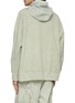 Back View - Click To Enlarge - SACAI - Raglan Sleeves Dyed Effect Zip Up Hoodie