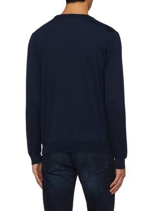 Back View - Click To Enlarge - KITON - Crewneck Cashmere Silk Sweater