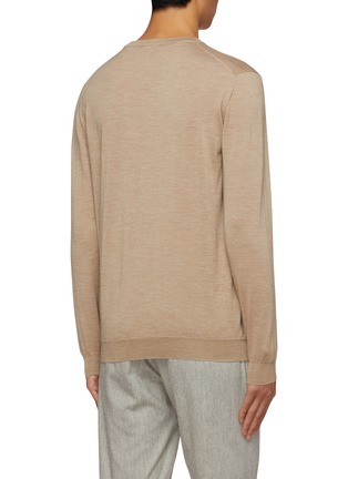 Back View - Click To Enlarge - KITON - Crewneck Cashmere Silk Sweater