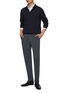 Figure View - Click To Enlarge - KITON - Cashmere Silk Polo Shirt