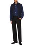Figure View - Click To Enlarge - KITON - Spread Collar Cotton Jersey Shirt