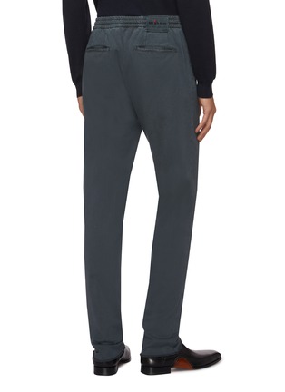 Back View - Click To Enlarge - KITON - Half Elasticated Waistband Pants