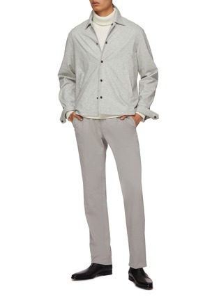 Figure View - Click To Enlarge - KITON - Cashmere Blend Outdoor Jacket