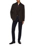 Figure View - Click To Enlarge - KITON - Turtleneck Half Zip Wool Sweater