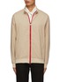 Main View - Click To Enlarge - KITON - Stand Collar Contrast Placket Jacket