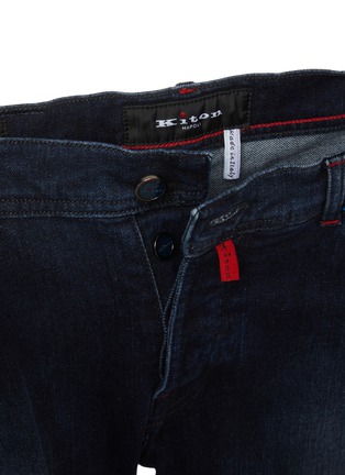 Detail View - Click To Enlarge - KITON - Dark Wash Indigo Jeans