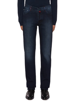 Main View - Click To Enlarge - KITON - Dark Wash Indigo Jeans