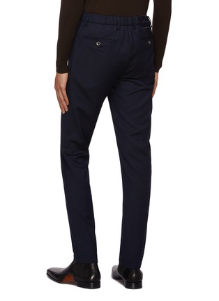 Back View - Click To Enlarge - KITON - Elastic Waistband Back Wool Jeans