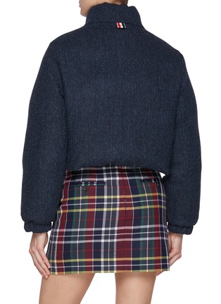 Back View - Click To Enlarge - THOM BROWNE - Reversible Overstuffed Wool Down Jacket