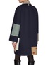 Back View - Click To Enlarge - THOM BROWNE - Patchwork Embroidered Wool Cotton Raincoat