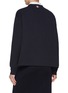 Back View - Click To Enlarge - THOM BROWNE - Hector & Rose Embroidered Oversized Cotton Crewneck Sweater