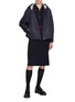 Figure View - Click To Enlarge - THOM BROWNE - Ultra Light Hooded Down Jacket