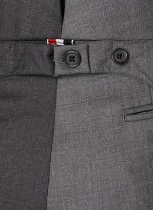  - THOM BROWNE  - Funmix Back Strap Wool Trousers