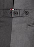  - THOM BROWNE  - Funmix Back Strap Wool Trousers