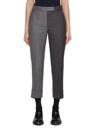 Main View - Click To Enlarge - THOM BROWNE  - Funmix Back Strap Wool Trousers