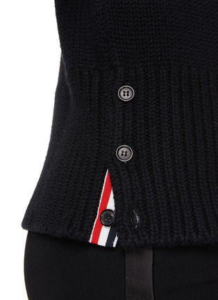  - THOM BROWNE - Nevermore Embroidered Patch Wool Sweater