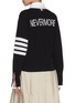 Back View - Click To Enlarge - THOM BROWNE - 4 Bar V-neck Cashmere Cardigan