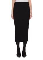 スカート THOM BROWNE Women Mid Skirts FGCA27A02872 001 BLACK School Uniform Plain Weave Mini Pleated Wrap Skirt | Thom Browne