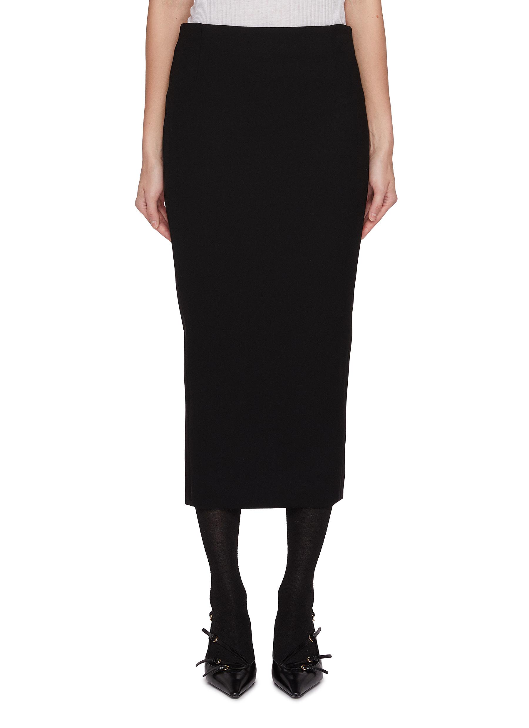 スカート THOM BROWNE Woman Skirt Charcoal FGC402V00626 035 Twill Mini Pleated Skirt | Thom Browne