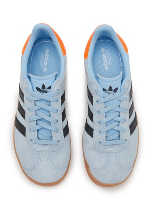 Figure View - Click To Enlarge - ADIDAS - Gazelle C Leather Kids Sneakers